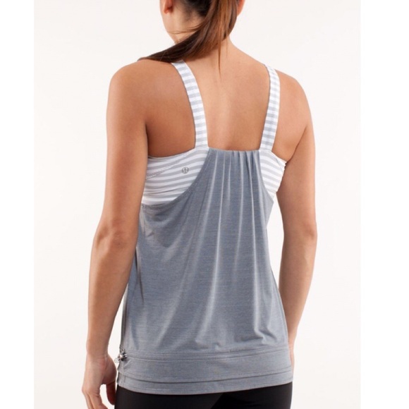 Lululemon back on track gray tank! - Picture 2 of 8